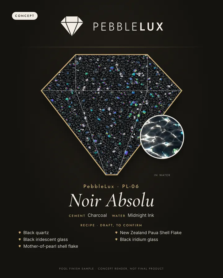 Noir Absolu sample card